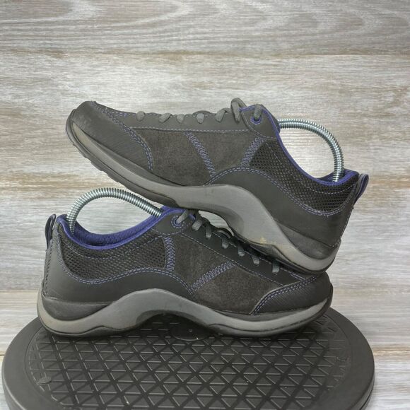 Dansko Women's Sabrina Gray Suede Sneakers Size EU 38 US 7.5 - Picture 7 of 9